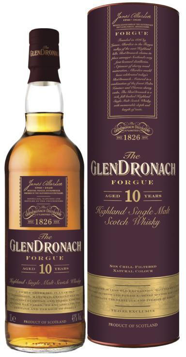 GLENDRONACH FORGUE 10YO 43% 1L