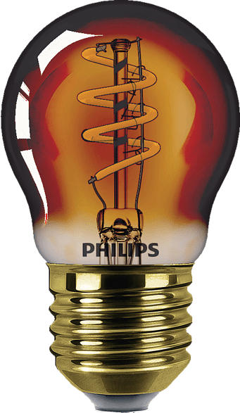 PHILIPS LEDclassic Lampe Gold ersetzt 15W LED Lampe E27 warmweiß 4 Watt 136 Lumen