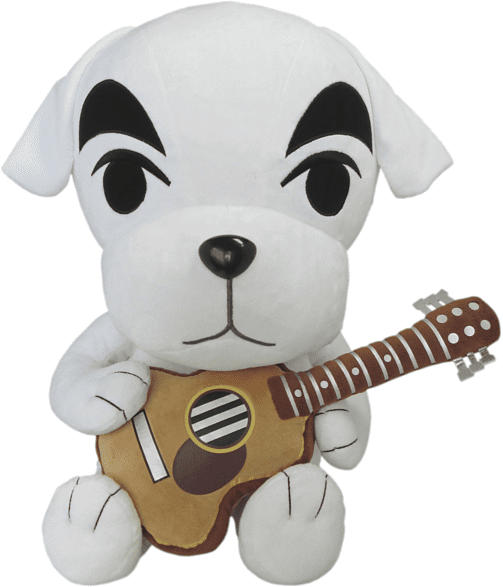 SAN-EI Animal Crossing K.K. Slider 18cm Plüschtier, Mehrfarbig