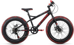 Fatbike „Crusher“, 20 Zoll, schwarz-rot schwarz-rot | 20 Zoll