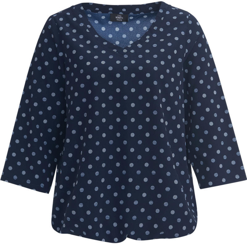 Damen Bluse mit Punkte-Allover (Nur online)