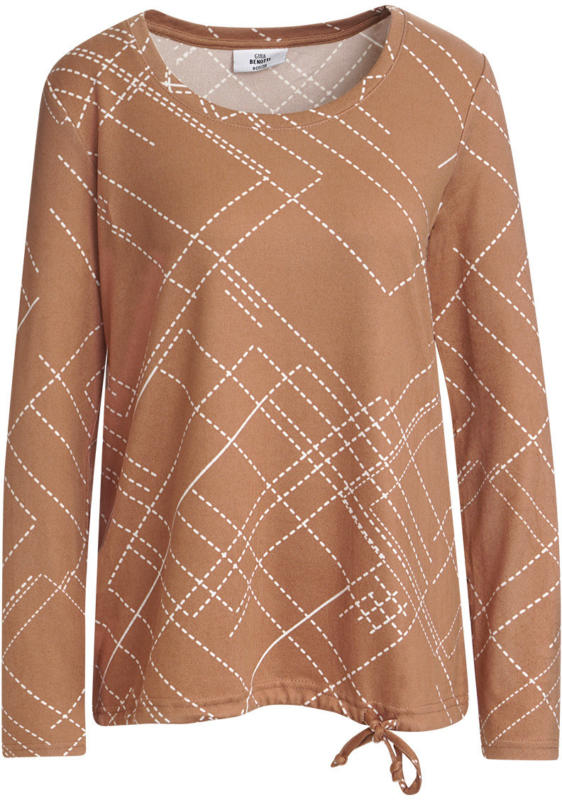 Damen Langarmshirt mit Allover-Muster (Nur online)