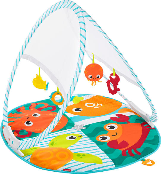 FISHER PRICE Faltbare Meeres-Spieldecke Spieldecke, Mehrfarbig