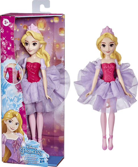 HASBRO Disney Prinzessin Wasserballett Rapunzel Puppe, Mehrfarbig