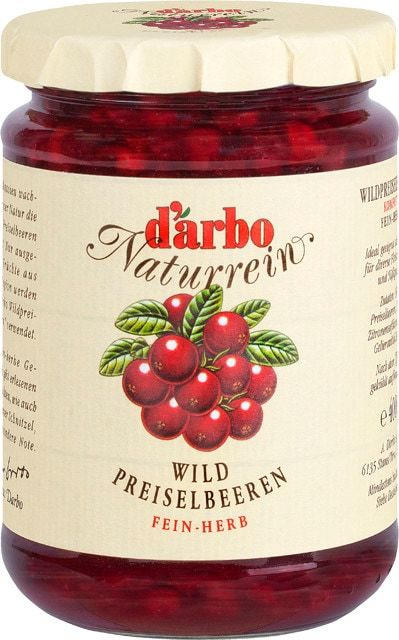 D’arbo Naturrein Wild Preiselbeeren