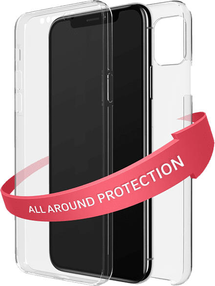 BLACK ROCK 360° Clear , Full Cover, Apple, iPhone 11 Pro, Kunststoff, Transparent
