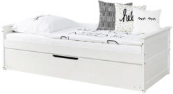 Bett Ausziehbar 90x200 Theodor, Weiß