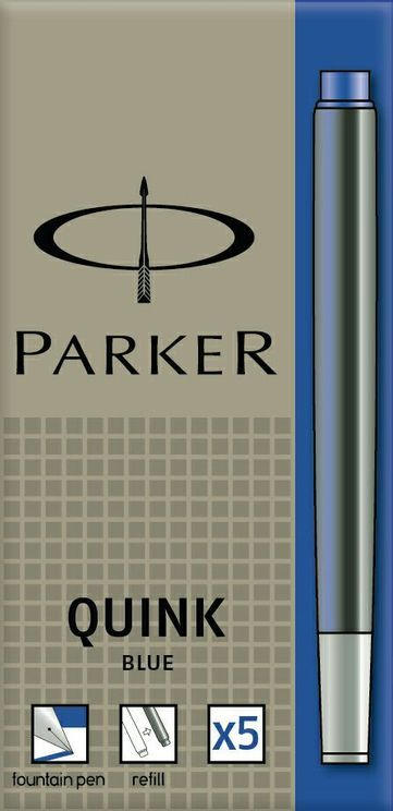 PARKER Tintenpatrone ”Quink” 5 Stück blau