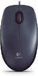 LOGITECH Optical Maus M100 grau