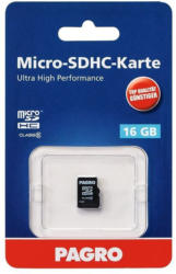 PAGRO Micro-SDHC Speicherkarte 16 GB