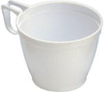 PAGRO DISKONT HOSTI Kaffeebecher mit Henkel 0,18 Liter 10 Stück weiß