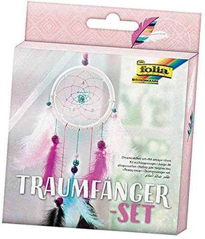 FOLIA Bastelset ”Traumfänger - Mädchen” 35-teilig