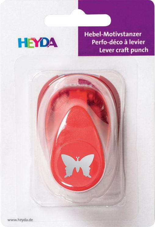 HEYDA Motivstanzer ”Schmetterling” 13 x 10 mm