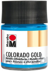 MARABU Metallic-Effektfarbe ”Colorado Gold” 50 ml hellblau