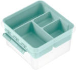 PAGRO DISKONT SMARTSTORE Aufbewahrungsbox ”Pastell” inkl. Einsatz 8 Liter grün