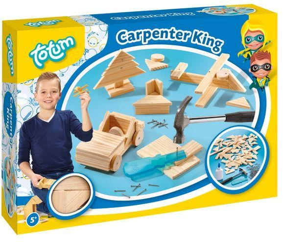 TOTUM Zimmermann Set ”Carpenter King” bunt