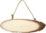 PAGRO DISKONT Türschild oval 10 x 28 cm aus Holz