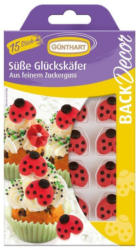 GÜNTHART Figuren aus Zuckerguss ”Süsse Glückskäfer” 15 Stück
