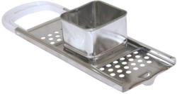 Nockerlhobel aus Edelstahl silber
