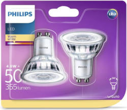 PHILIPS LED-Spot GU10 4,6 Watt warmweiß 2 Stück