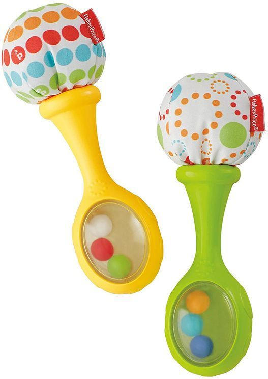 FISHER-PRICE Rumba-Rasseln für Babys bunt