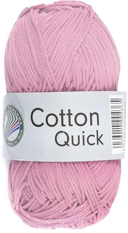 GRÜNDL Strickgarn ”Cotton Quick” 50g rosa