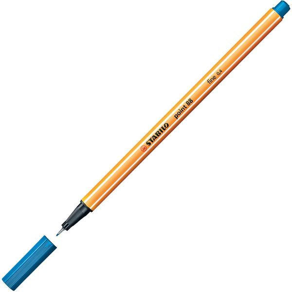 STABILO Fineliner "point 88" mittelblau