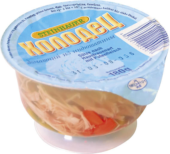 Sülze nach Hausfrauenart mit Putenfleisch