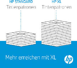 HP 62 Tintenpatrone 2er-Pack Schwarz/Cyan/Magenta/Gelb (N9J71AE)