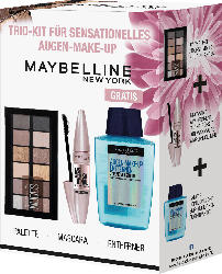 Maybelline New York Vorteilsset Bestseller Lash Sensational + the Nudes + Augenmakeup Entferner