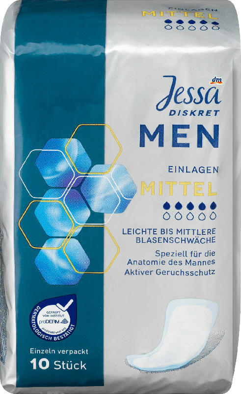 Jessa Diskret MEN Einlagen Mittel