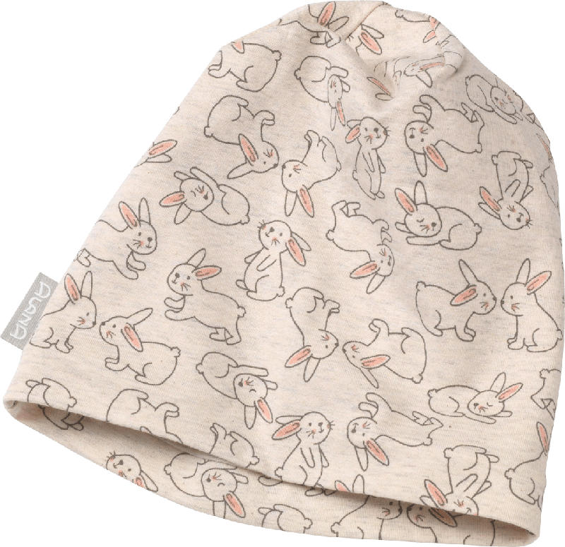 ALANA Kinder Mütze, Gr. 48/49, in Bio-Baumwolle und Elasthan, beige