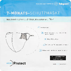 viralProtect Stoffmaske für Erwachsene, Größe L, 7 Monate Schutz