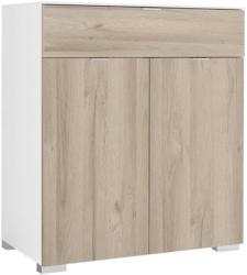 Kommode mit Soft-Close 80cm Includo Weiß, Puccini
