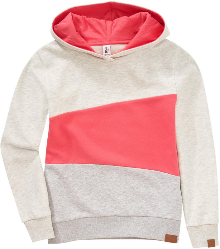 Mädchen Hoodie mit Flächenteilern (Nur online)