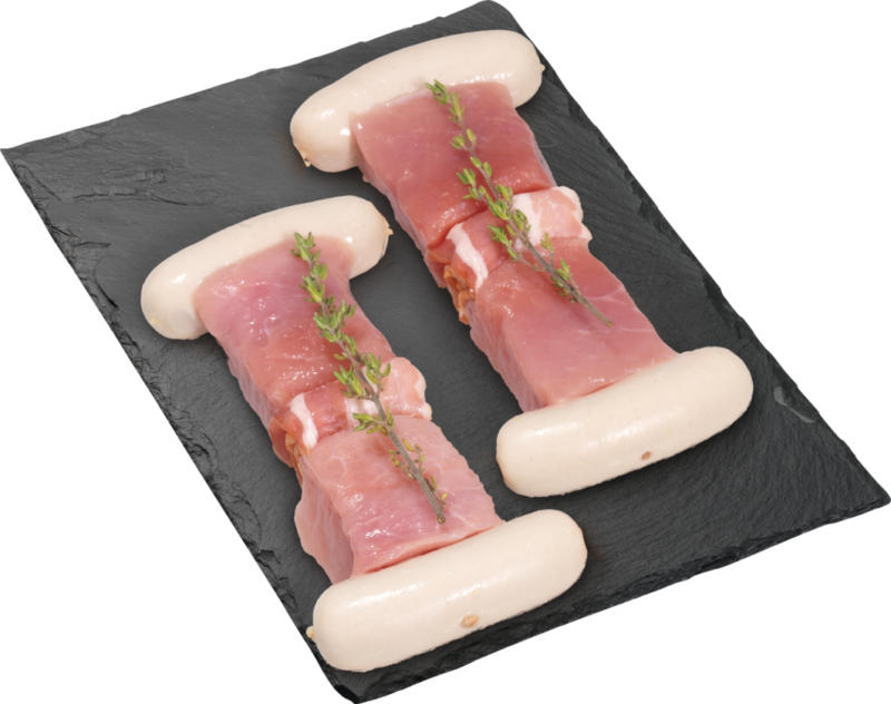 Spiedino misto da grigliare BBQ Denner, Svizzera, Maiale, 2 pezzi, ca. 240 g, per 100 g