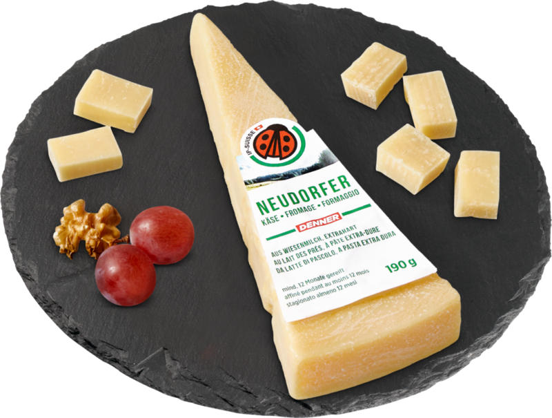 IP-SUISSE Neudorfer Extrahartkäse , aus Wiesenmilch, 190 g