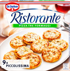 Pizza Ristorante Piccolissima Tre Formaggi Dr. Oetker, 9 pièces, 216 g