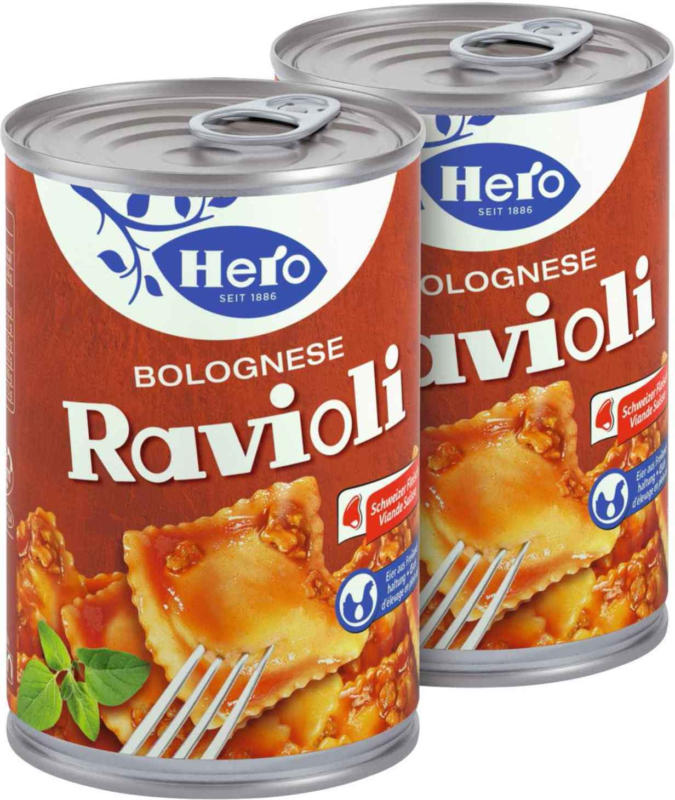Hero Ravioli Bolognese 2 x 430 g -