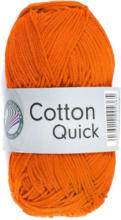 PAGRO DISKONT GRÜNDL Strickgarn ”Cotton Quick” 50g orange