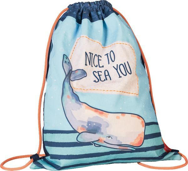 BRUNNEN Kordelrucksack ”Happy Ocean” bunt