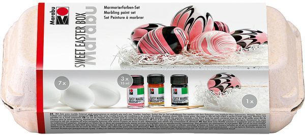 MARABU Marmorierfarben-Set ”Sweet Easter” mehrere Farben