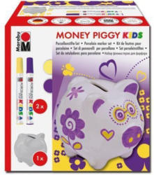 MARABU Spardose ”Piggy” zum Selbstbemalen inkl. 2 Porzellanstiften