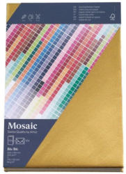 MOSAIC Creative B6 Kuverts und Karten je 10 Stück gold