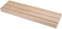 RAYHER Holz-Setzleiste mit 3 Rillen 18 x 5 cm natur