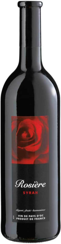 Syrah vin rouge Rosiere d'Oc IGP - 6 pezzi