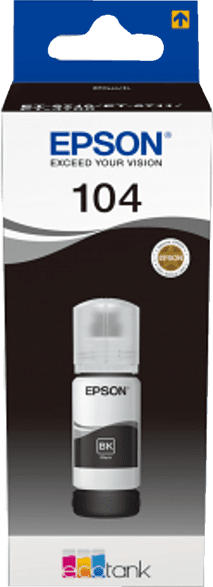 EPSON EcoTank 104 Tintenbehälter Schwarz (C13T00P140)