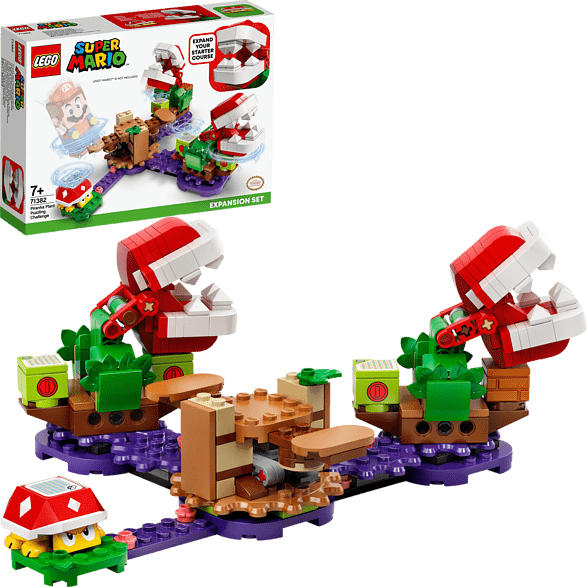 LEGO 71382 Piranha-Pflanzen-Herausforderung - Erweiterungsset Bausatz, Mehrfarbig