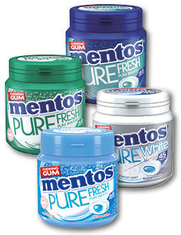 MENTOS GUMS 90G