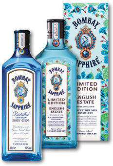 BOMBAY SAPPHIRE GIN 41-47% 1L